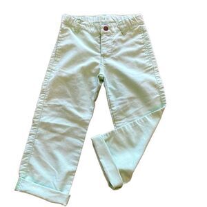 Nautica Pale Green Cotton Blend Cuffed Pant Unisex Size 4T